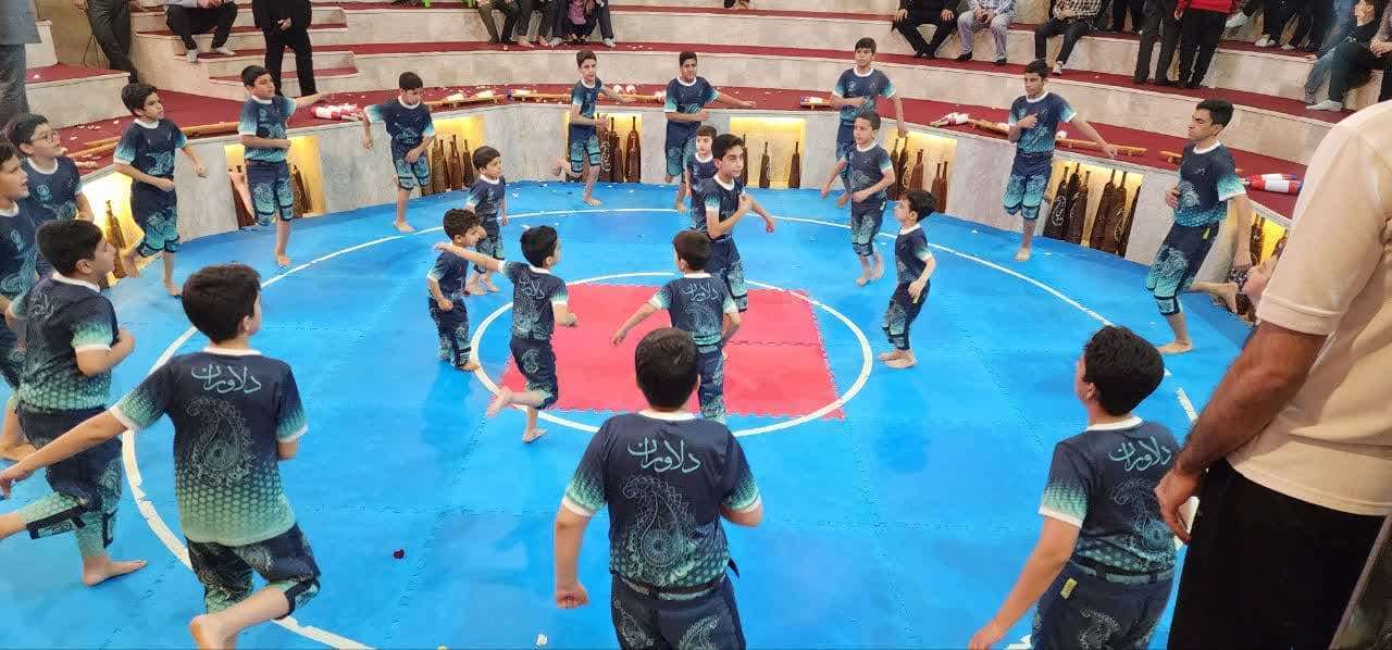 گلریزان زورخانه ای نونهالان پیش دبستانی جواد الائمه یزد برای آزادی زندانیان